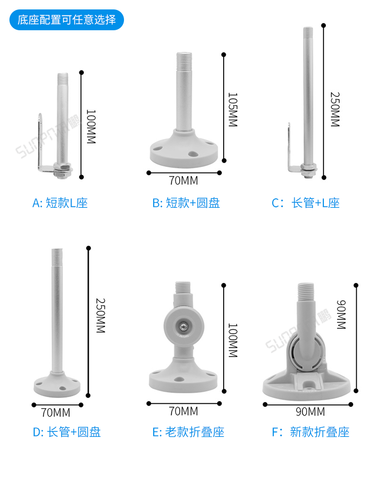 安灯系统相关配件-柱形灯