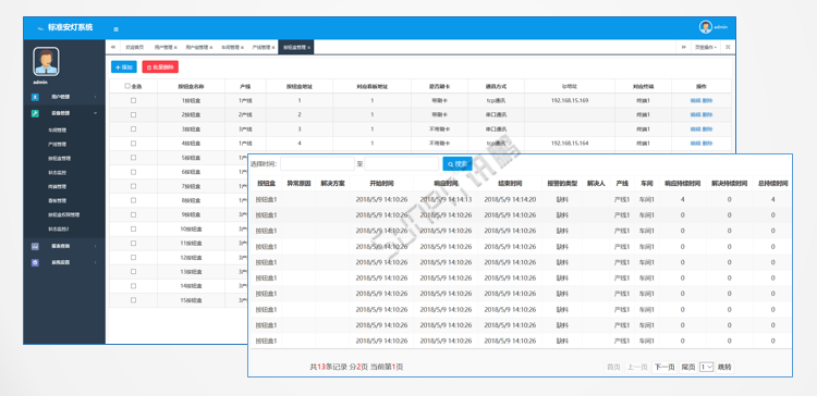 安灯系统-报表查询