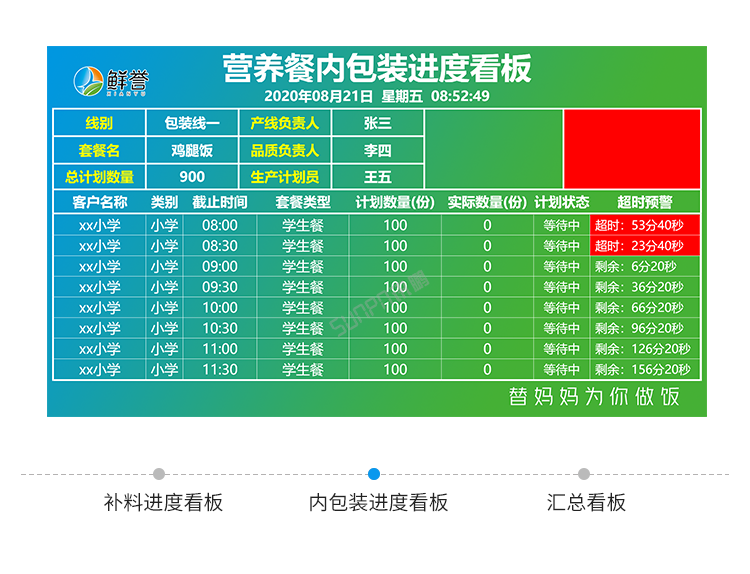 生产进度管理系统功能说明