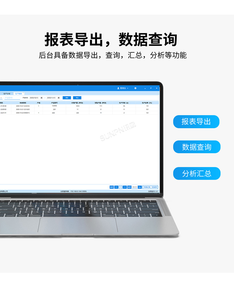 生产管理系统-报表查询