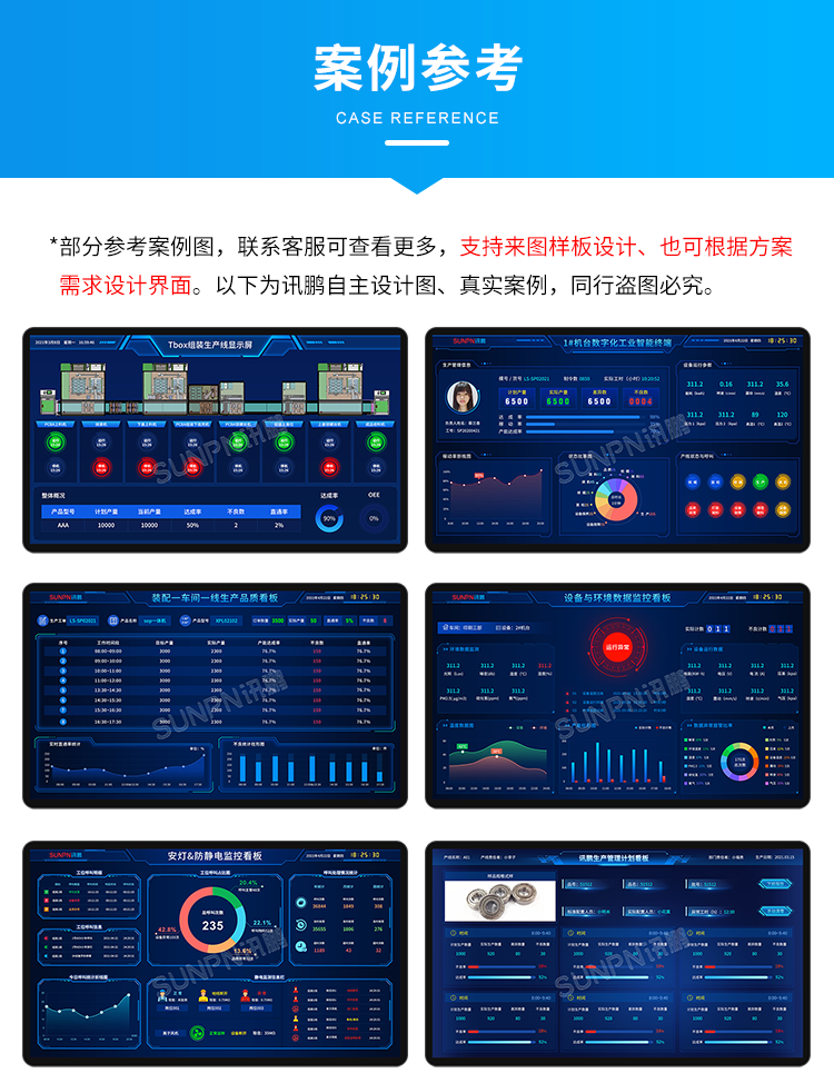 生产管理看板-界面参考