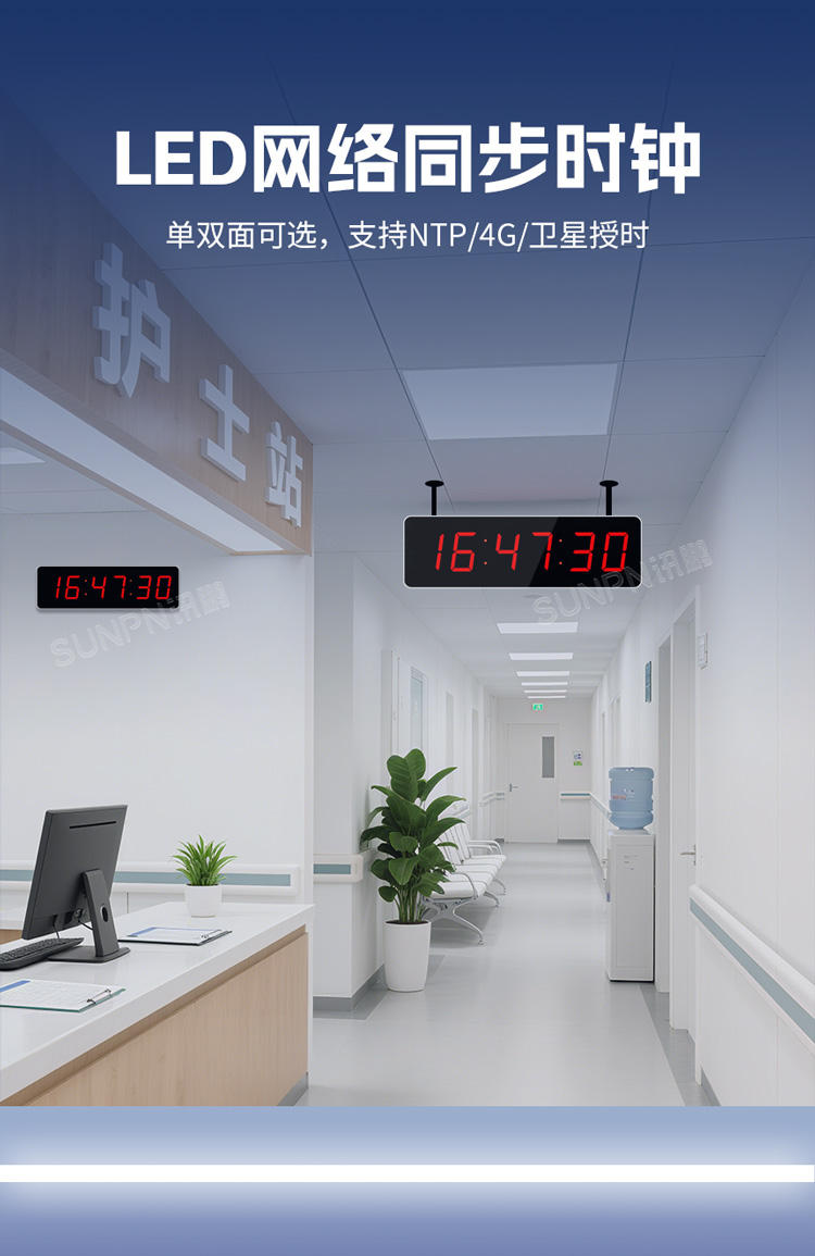 LED网络同步时钟