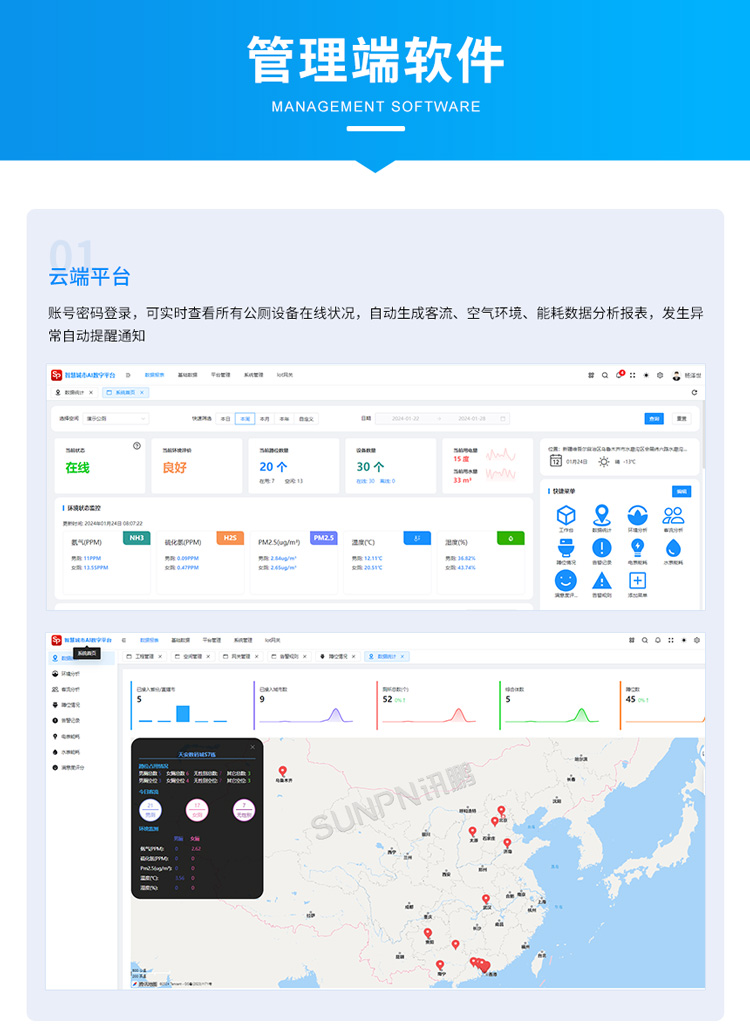 智慧公厕系统-管理端软件