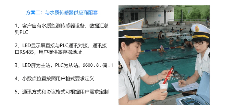讯鹏泳池水质实时监测显示屏-定制说明 讯鹏泳池水质实时监测显示屏-定制说明