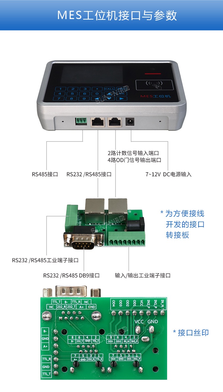 mes液晶工位终端接口与参数 mes液晶工位终端接口与参数