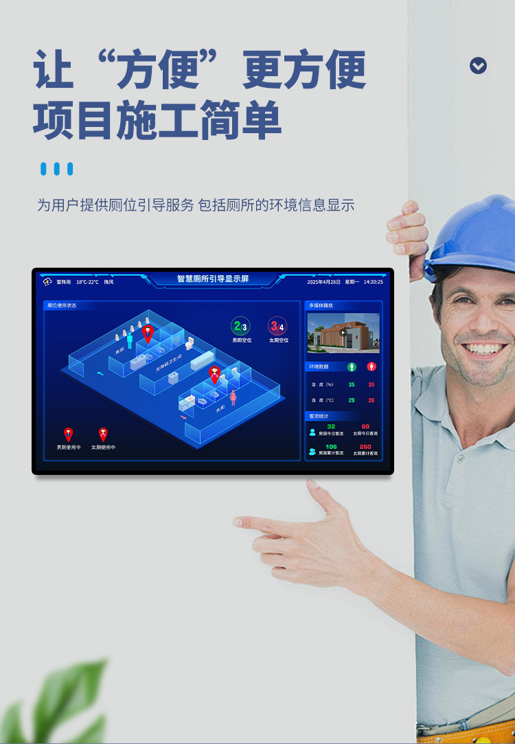 智慧公厕管理系统-安装简单