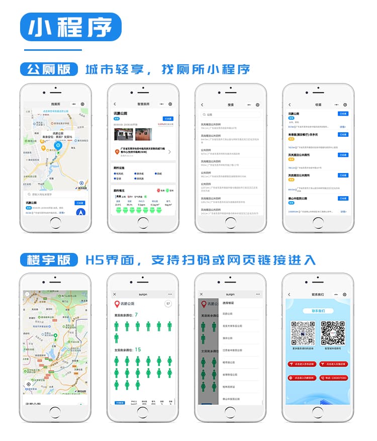 讯鹏智慧厕所系统-小程序